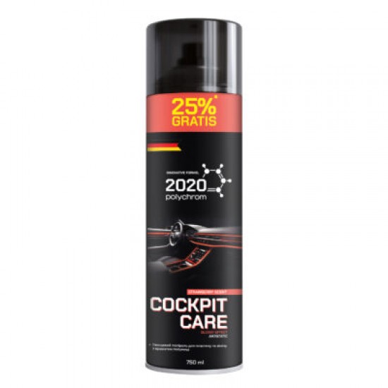 Гланцов лак за пластмаса с аромат на ягода „COCKPIT CARE“ 750 мл (Аерозол)