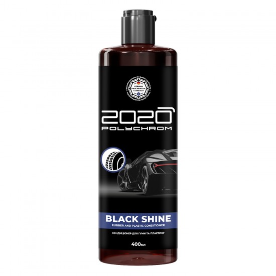 Силиконов балсам за гуми и пластмаса Polychrom 2020 "BLACK SHINE", 0.400 мл (гланц)